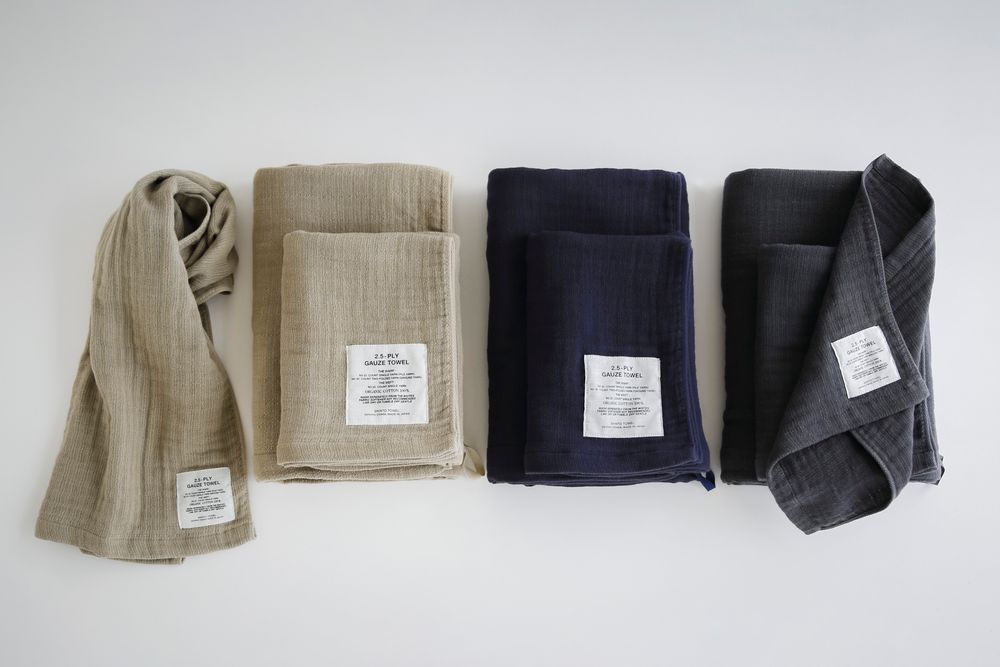 Fabrics - 2.5-Ply Gauze / bath towel size-M - SHINTO TOWEL