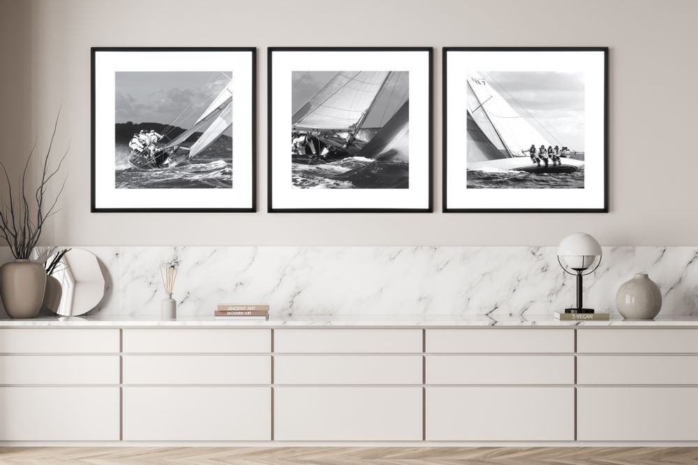 Art photos - Wall decoration. Riding Water & Facing the Water & Guiding the Sails - ABLO BLOMMAERT