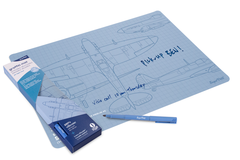 Stationery - Super Dad Graffiti Mat + 1 marker. - SUPERPETIT