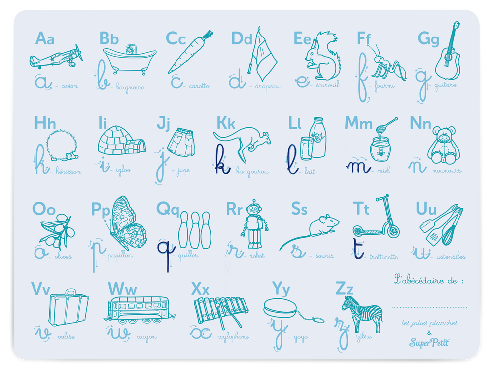 Gifts - ILLUSTRATED ALPHABET - SUPERPETIT