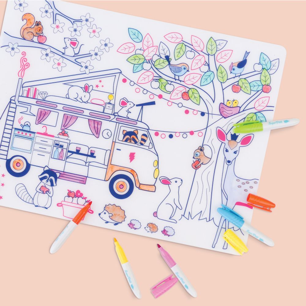 Children's arts and crafts - 10 MARKERS BOX - SUPERPETIT