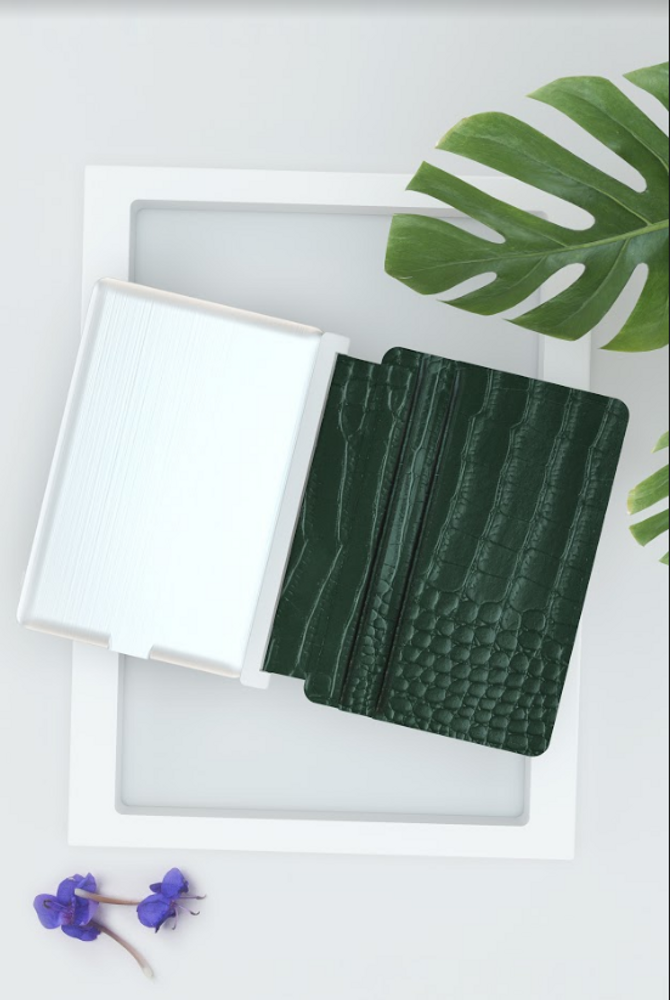 Autres fournitures bureau - Iné- The Wallet Porte-cartes en cuir recyclé Aligator Collection - XOOPAR