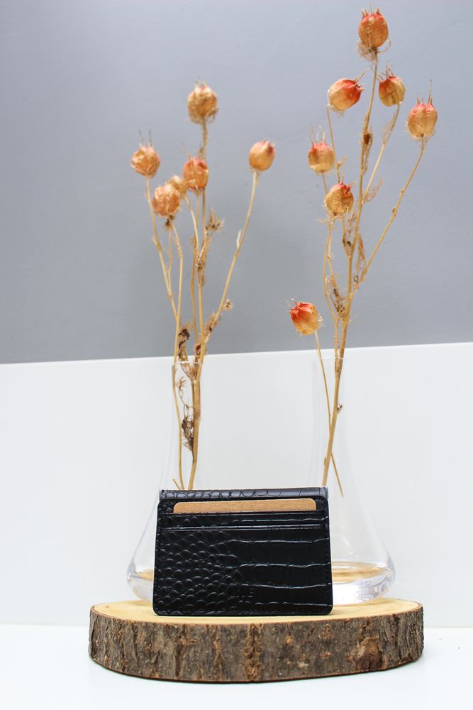 Autres fournitures bureau - Iné- The Wallet Porte-cartes en cuir recyclé Aligator Collection - XOOPAR