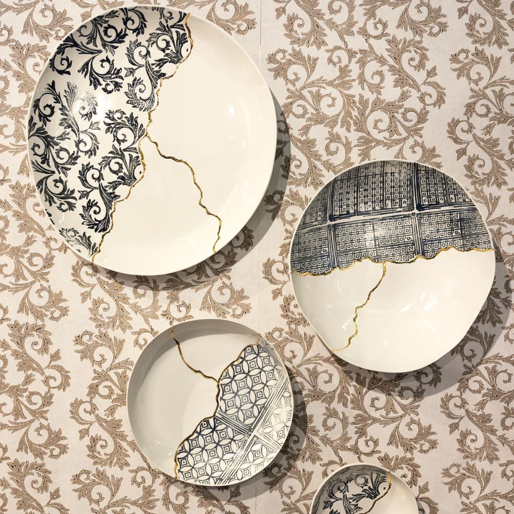 Plats et saladiers - KINTSUGI - BERTOZZI
