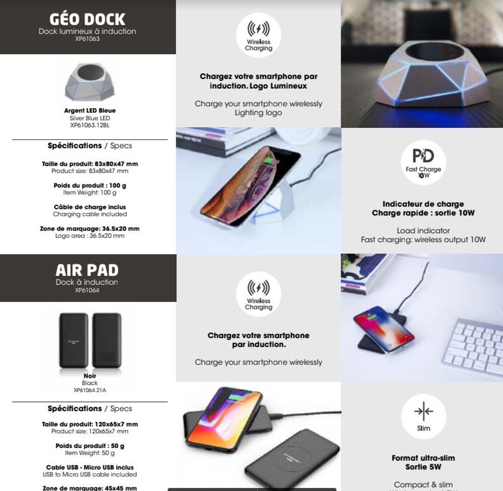 Other office supplies - Induction Charger - Geo Dock Collection - XOOPAR