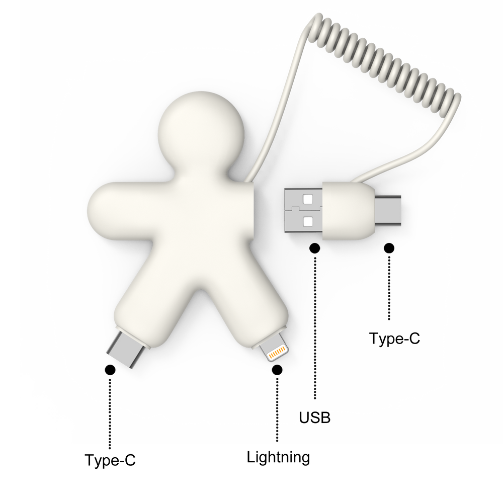 Autres fournitures bureau - Câble USB - Buddy Cable Collection - XOOPAR