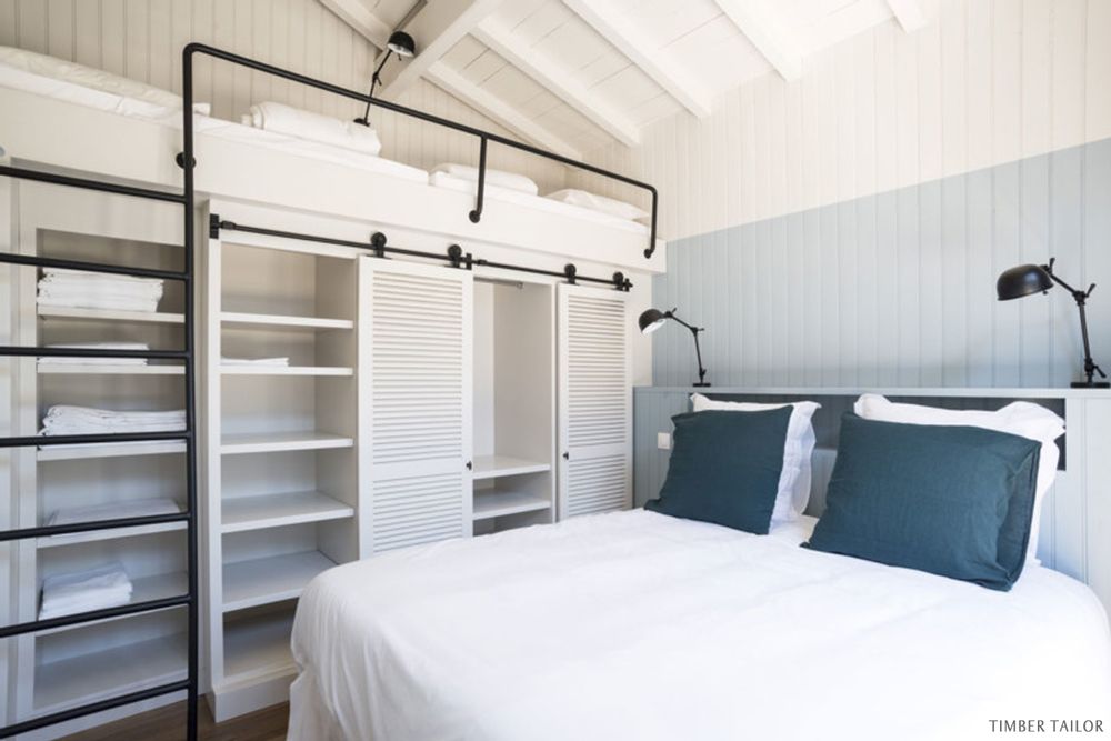 Chambres d'hôtels - Meuble de chambre sur mesure : lit, armoire, dressing - TIMBER TAILOR