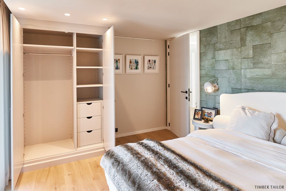 Chambres d'hôtels - Meuble de chambre sur mesure : lit, armoire, dressing - TIMBER TAILOR