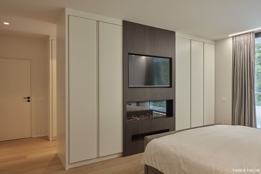 Chambres d'hôtels - Meuble de chambre sur mesure : lit, armoire, dressing - TIMBER TAILOR