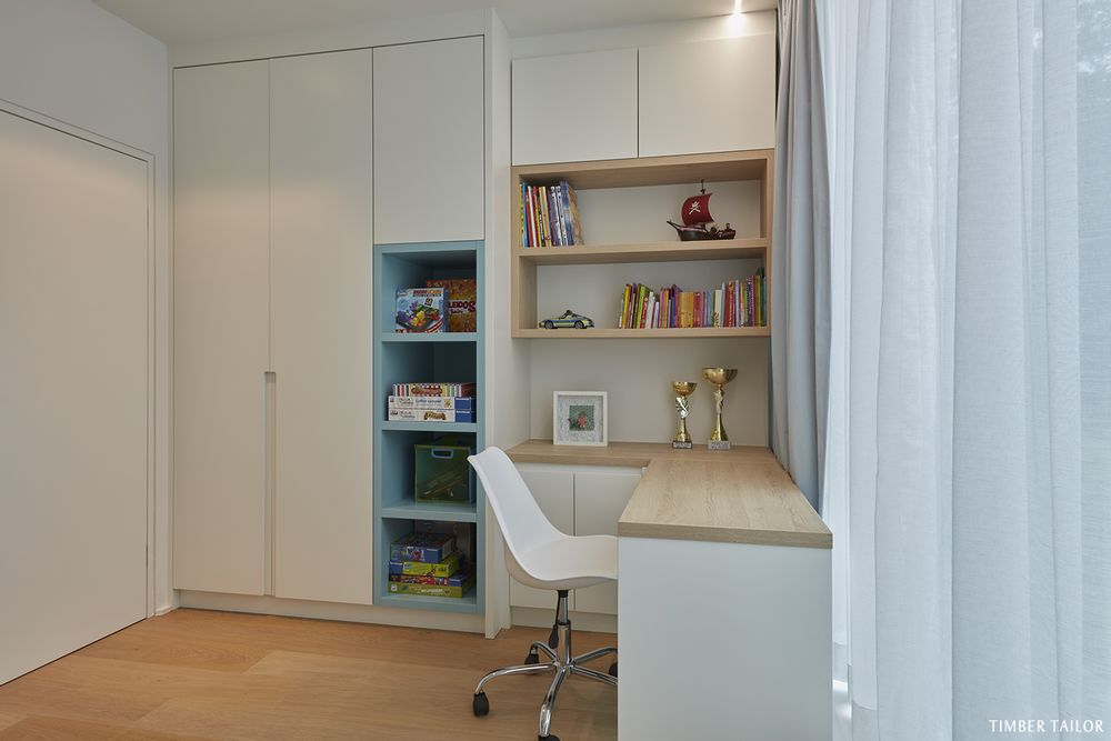 Chambres d'hôtels - Meuble de chambre sur mesure : lit, armoire, dressing - TIMBER TAILOR