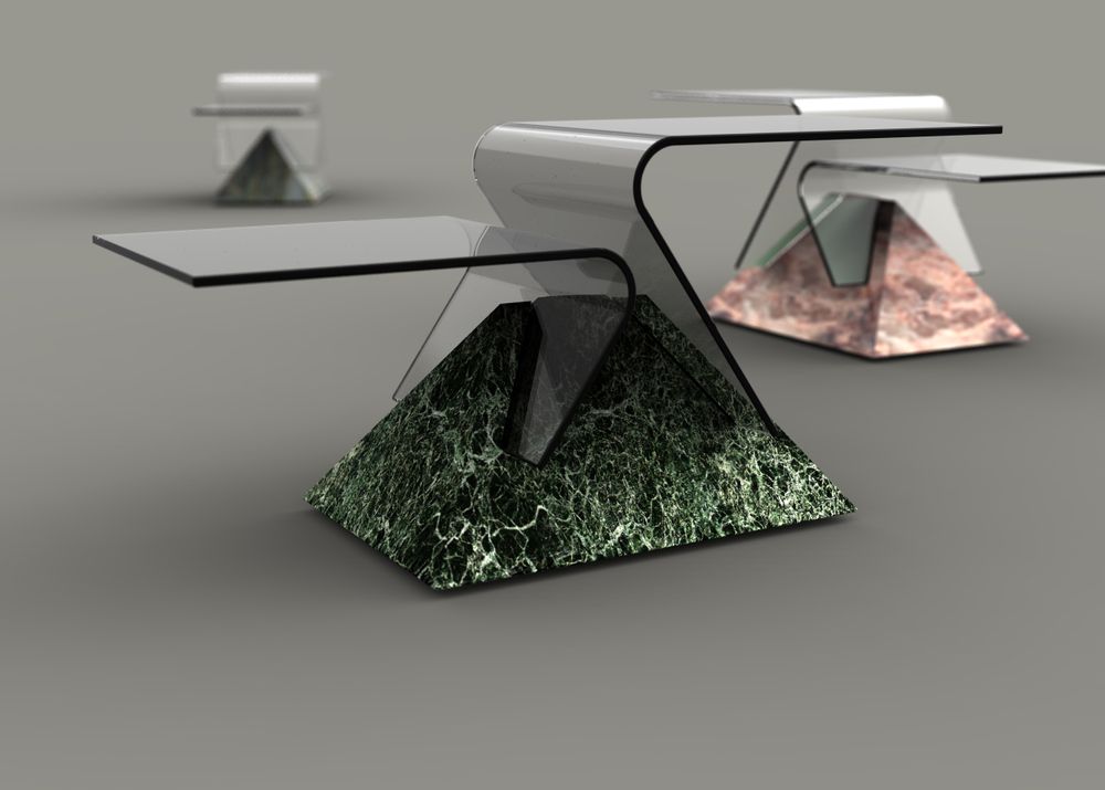 Coffee tables - “Virgola” - Coffee table in the living room - LUNE DESIGN