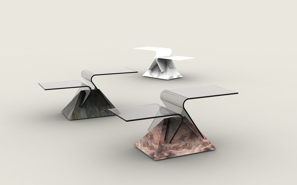 Coffee tables - “Virgola” - Coffee table in the living room - LUNE DESIGN