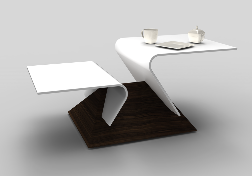 Coffee tables - “Virgola” - Coffee table in the living room - LUNE DESIGN