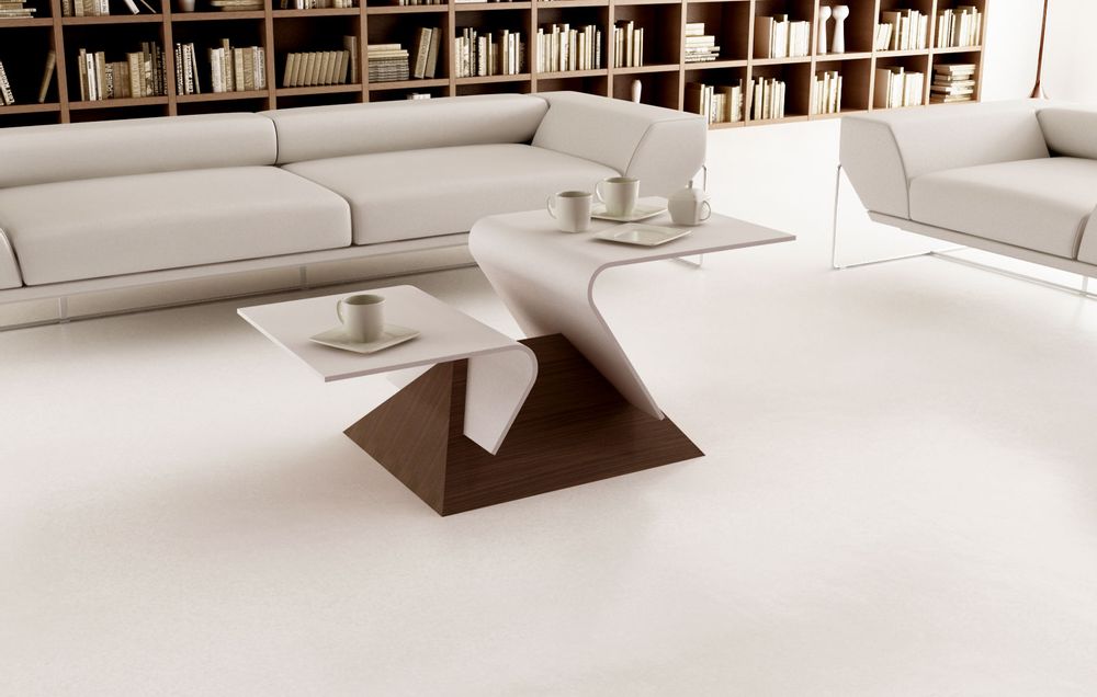 Coffee tables - “Virgola” - Coffee table in the living room - LUNE DESIGN