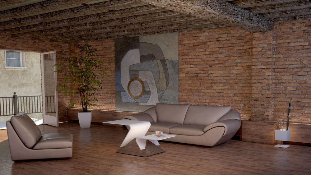 Coffee tables - “Virgola” - Coffee table in the living room - LUNE DESIGN