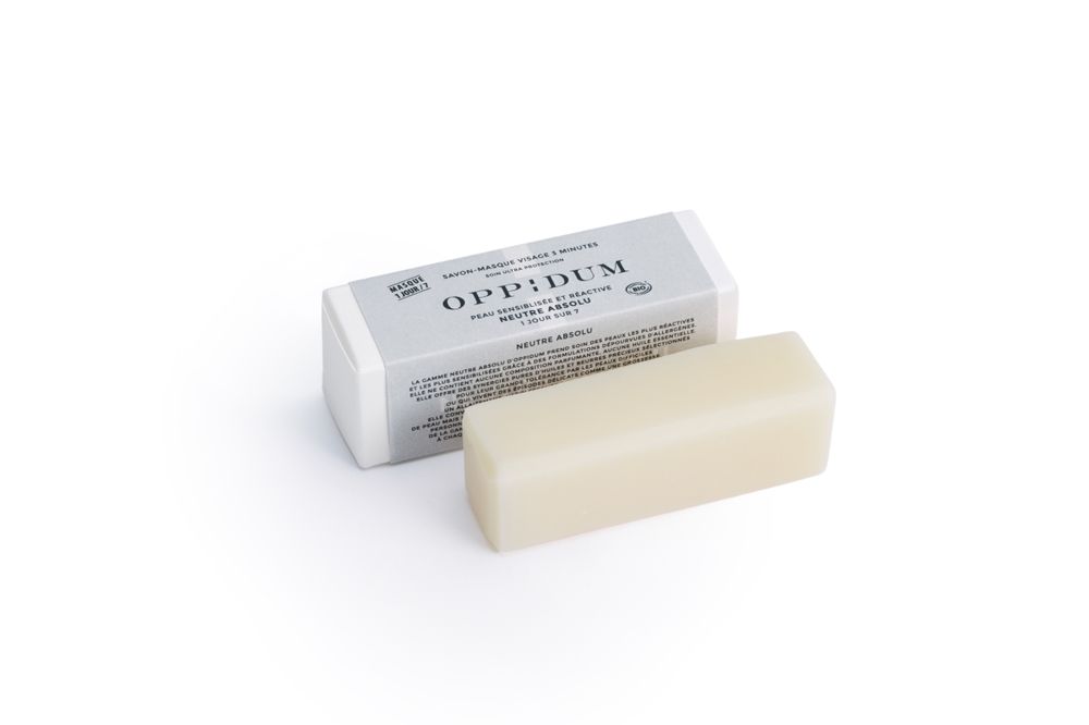 Soaps - 3-Minute Cleansing Facial Mask - NEUTRE ABSOLU - OPPIDUM - COSMETIQUE NATURELLE