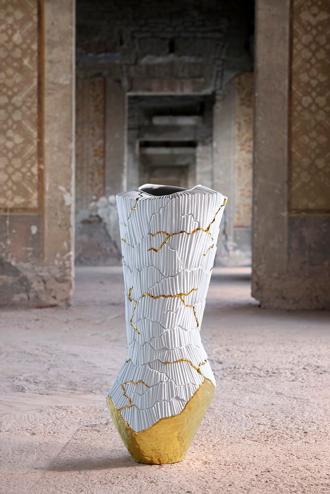 Vases - Vase MISTRAL Doré - FOS