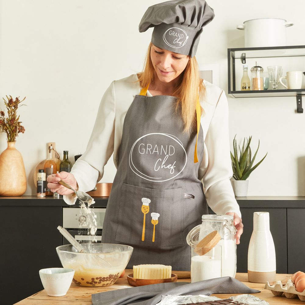 Linge d'office - Tablier & Toque - Licorne / Renard / Grand chef / Mini chef - NYDEL PARIS
