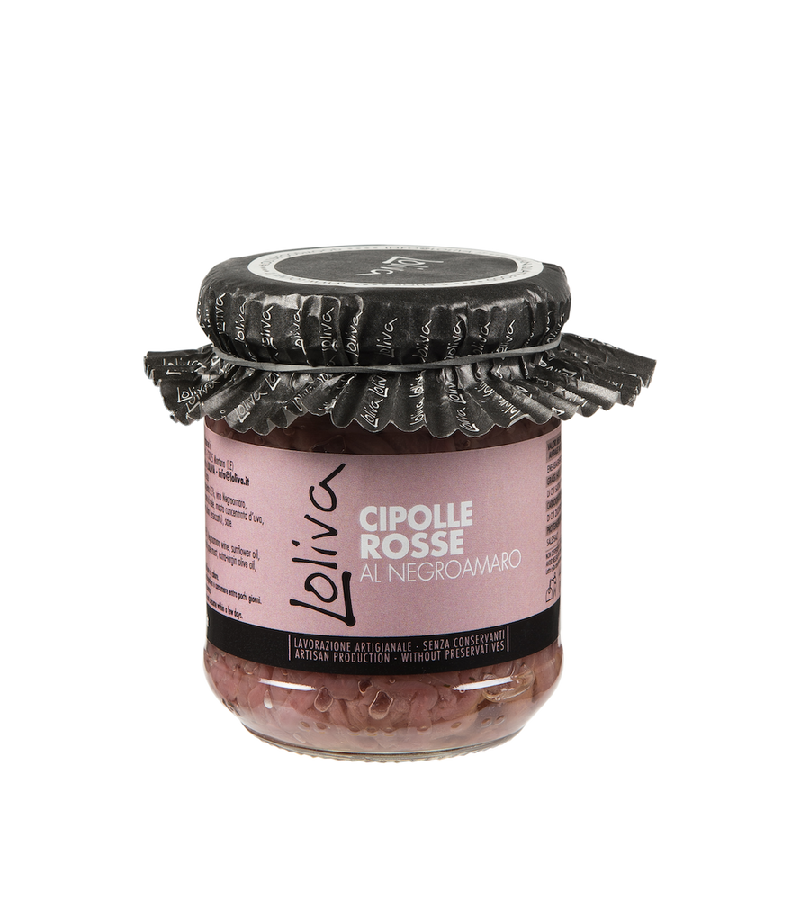 Condiments - BITTERSWEET ONIONS WITH NEGROAMARO - LOLIVA FOOD MOOD