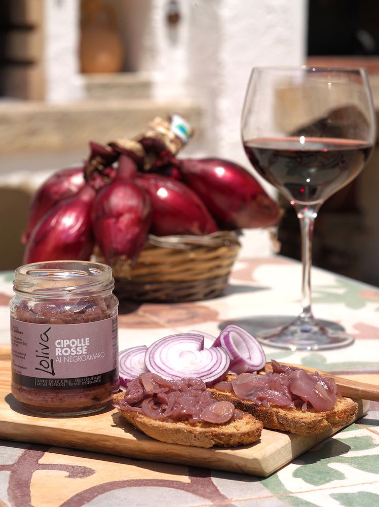 Condiments - BITTERSWEET ONIONS WITH NEGROAMARO - LOLIVA FOOD MOOD