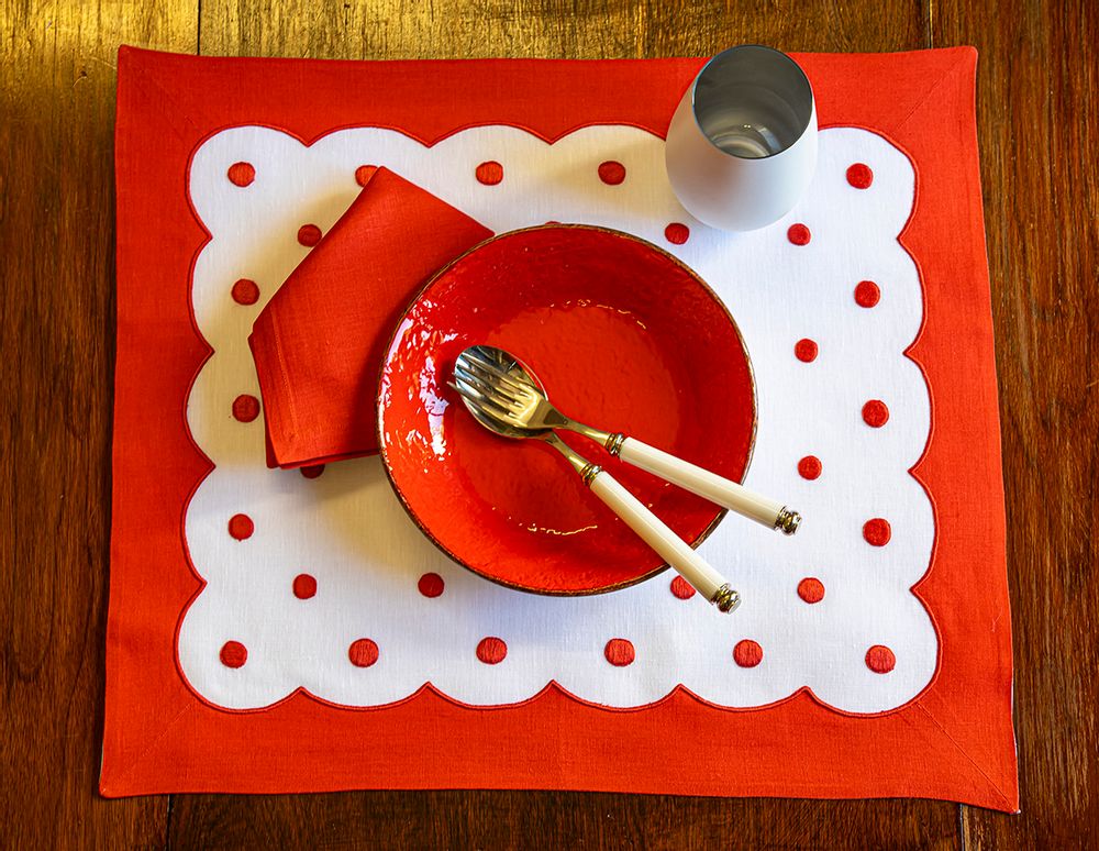 Linge de table textile - Set de table Pois Grandi e Smerlo - NIVES BY BALDINI E CECCHI