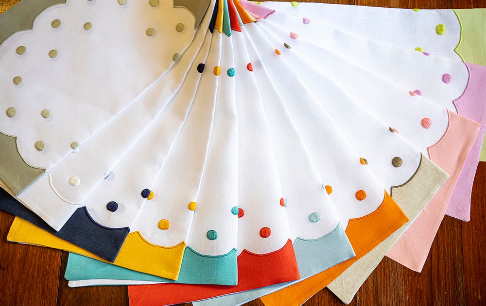 Linge de table textile - Set de table Pois Grandi e Smerlo - NIVES BY BALDINI E CECCHI