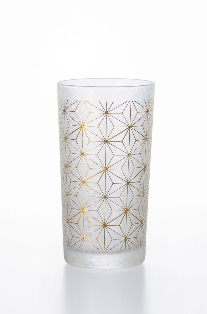 Tea and coffee accessories - Elegant gold pattern tumbler created in the motif of Japanese traditional patterns - ISHIZUKA GLASS CO., LTD.