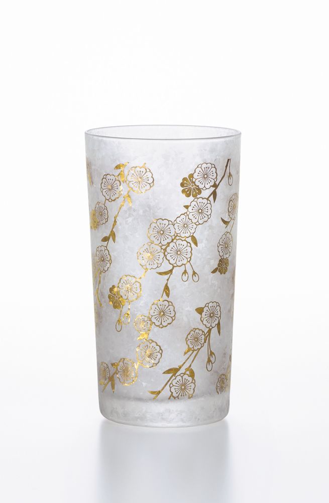 Tea and coffee accessories - Elegant gold pattern tumbler created in the motif of Japanese traditional patterns - ISHIZUKA GLASS CO., LTD.