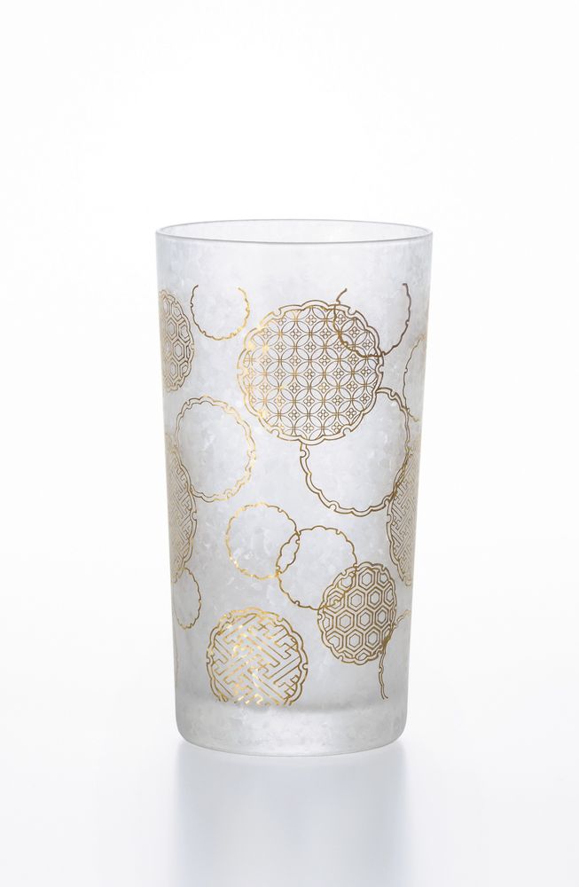 Tea and coffee accessories - Elegant gold pattern tumbler created in the motif of Japanese traditional patterns - ISHIZUKA GLASS CO., LTD.
