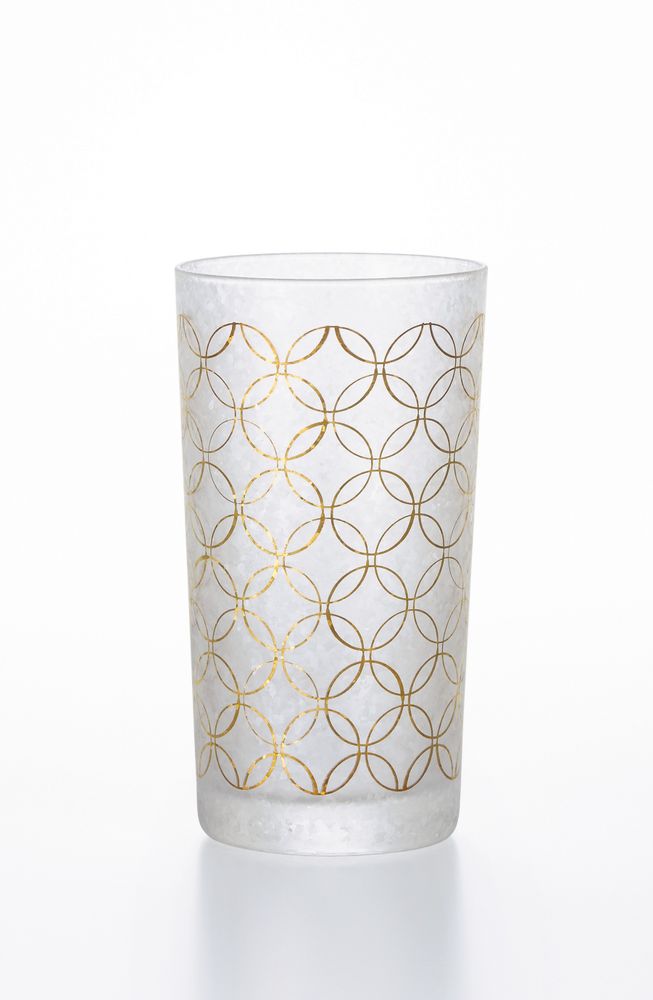 Tea and coffee accessories - Elegant gold pattern tumbler created in the motif of Japanese traditional patterns - ISHIZUKA GLASS CO., LTD.