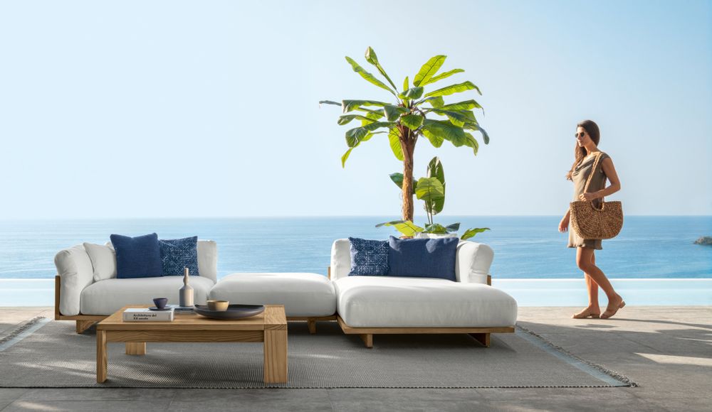 Lawn sofas - Argo Wood collection - TALENTI SPA