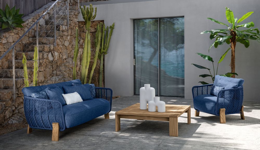 Lawn sofas - Argo Wood collection - TALENTI SPA