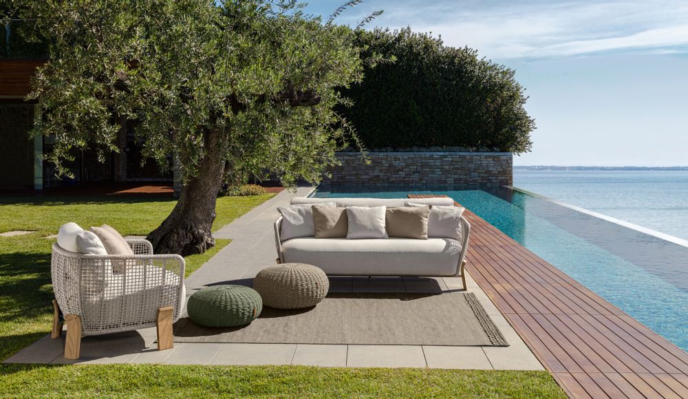 Lawn sofas - Argo Wood collection - TALENTI SPA