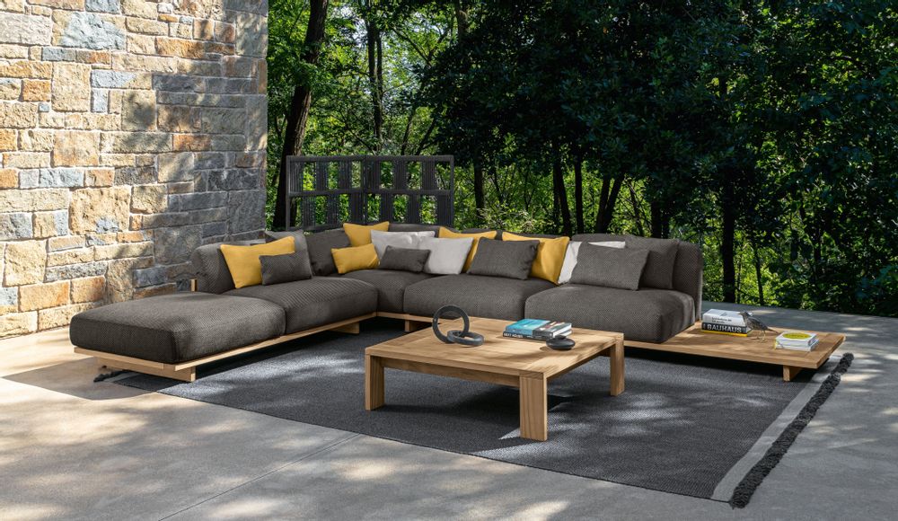 Lawn sofas - Argo Wood collection - TALENTI SPA