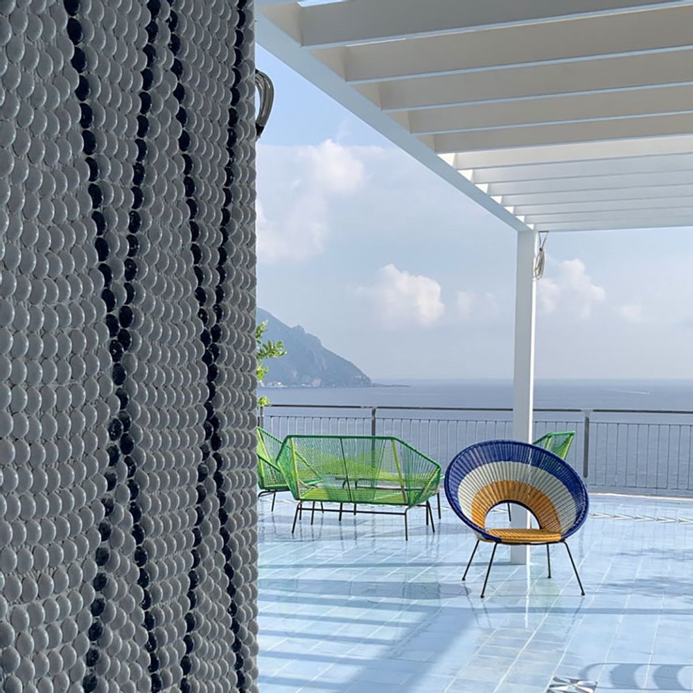 Equipements espace extérieur - Blu Ponti en Grès Maiolicato® - CERAMICA FRANCESCO DE MAIO