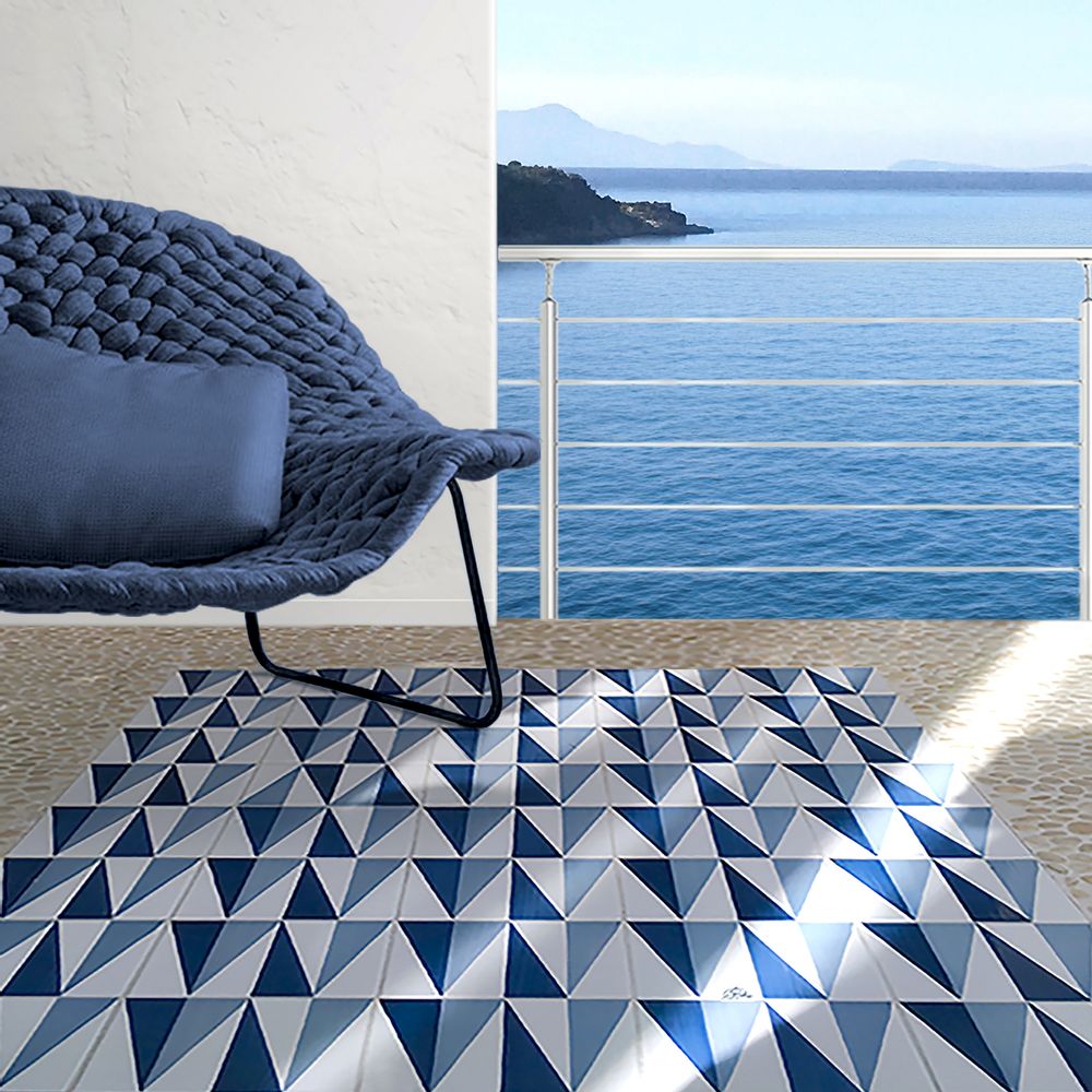 Equipements espace extérieur - Blu Ponti en Grès Maiolicato® - CERAMICA FRANCESCO DE MAIO