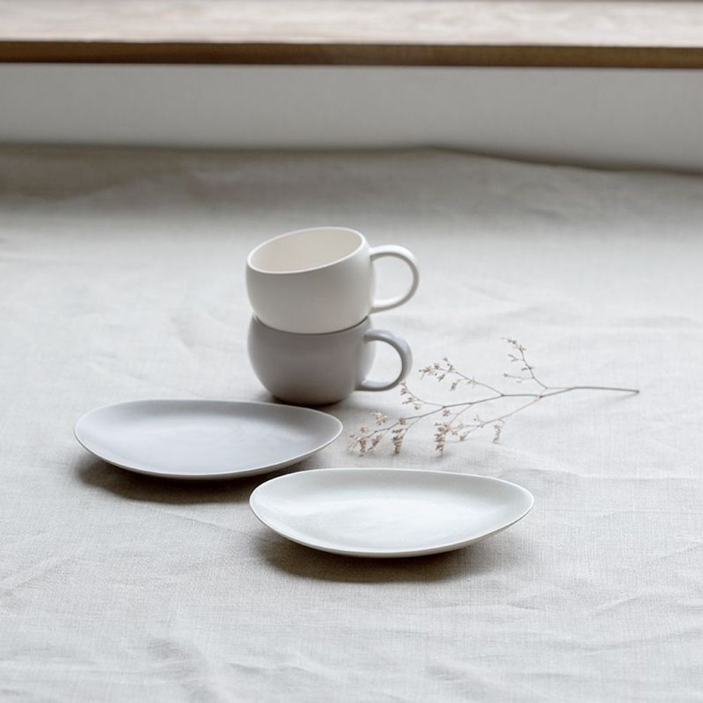 Céramique - Tasse/Mug Yui et coupelle - SALIU