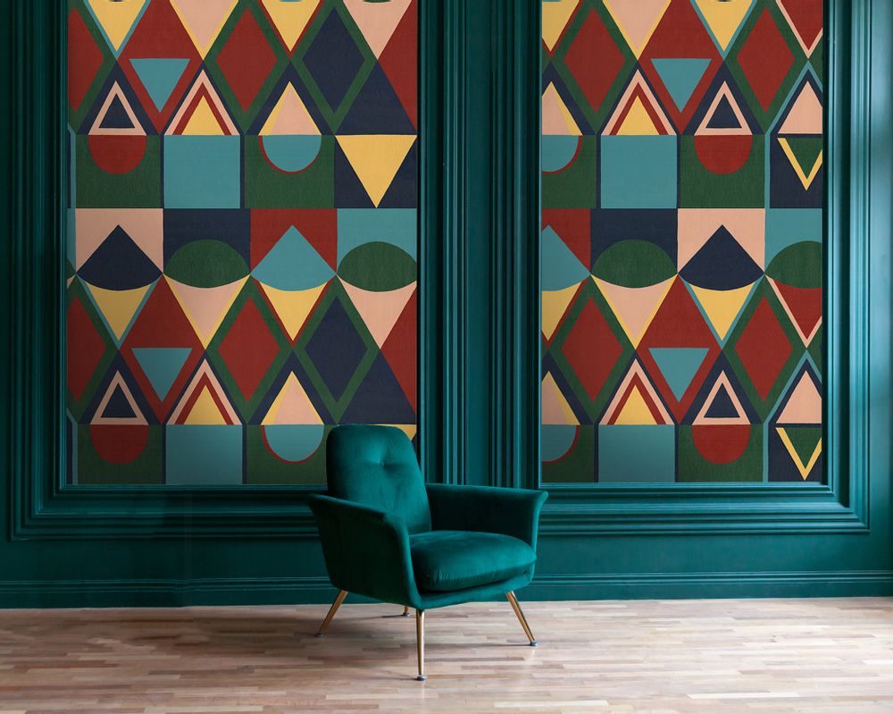Other wall decoration - Non-woven sacred geometry - SIMONE ET MARCEL
