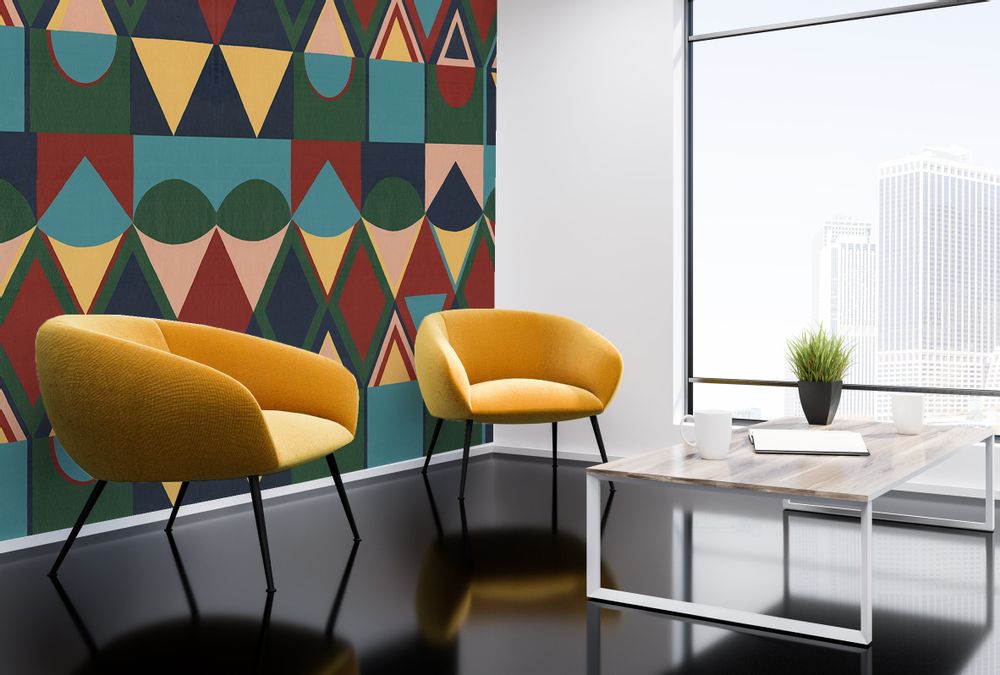 Other wall decoration - Non-woven sacred geometry - SIMONE ET MARCEL