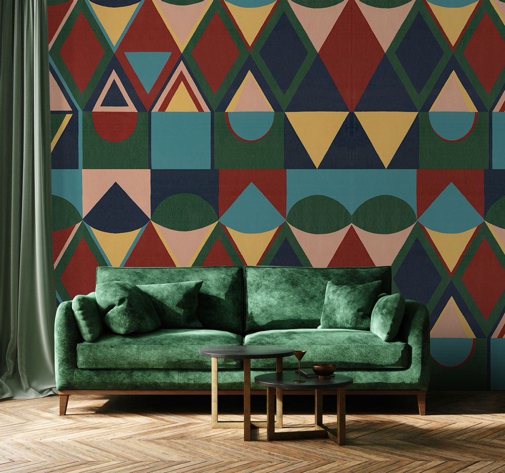 Other wall decoration - Non-woven sacred geometry - SIMONE ET MARCEL