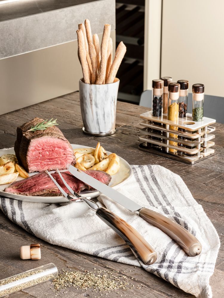 Gifts - Roast Set | Natural Horn - ZANCHI 1952