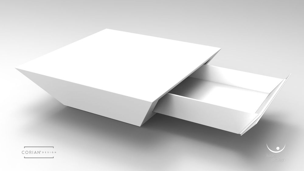 Coffee tables - 'Akena' coffee table - LUNE DESIGN