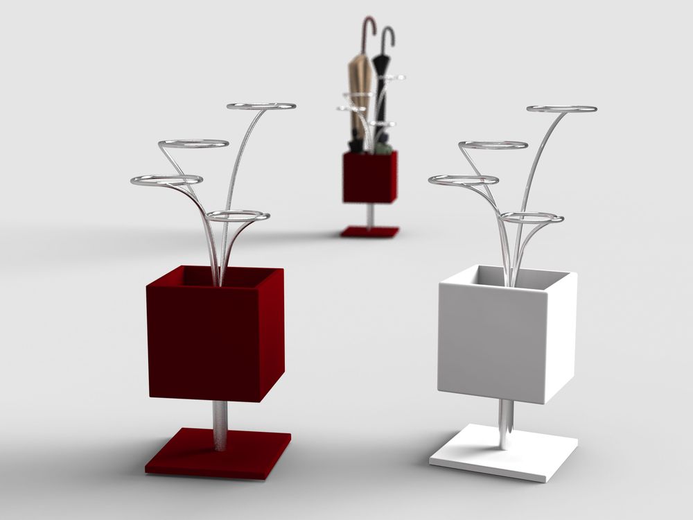 Storage boxes - 'Raining Flowers' umbrella stand - LUNE DESIGN