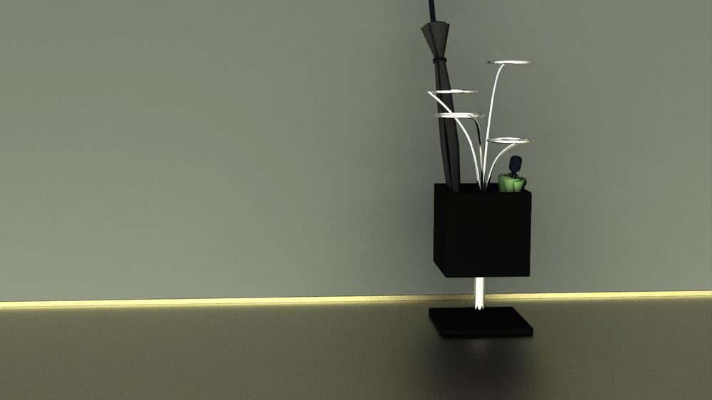 Storage boxes - 'Raining Flowers' umbrella stand - LUNE DESIGN