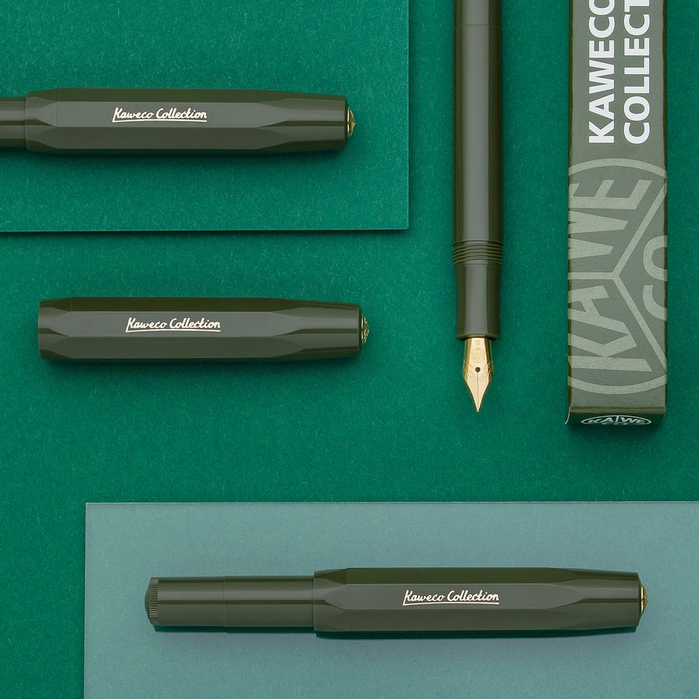 Stylos, feutres et crayons - Collection Kaweco Olive foncé - KAWECO