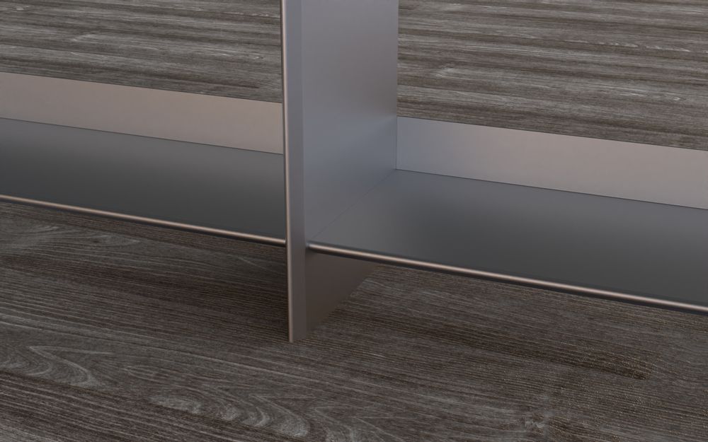 Bookshelves - Removable modular bookcase with “Aluminium” interlocking - LUNE DESIGN