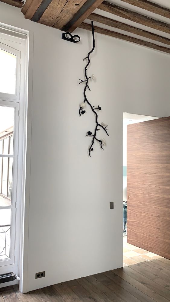 Autres décorations murales - BRANCHE en porcelaine - ATELIER MONOCHROME