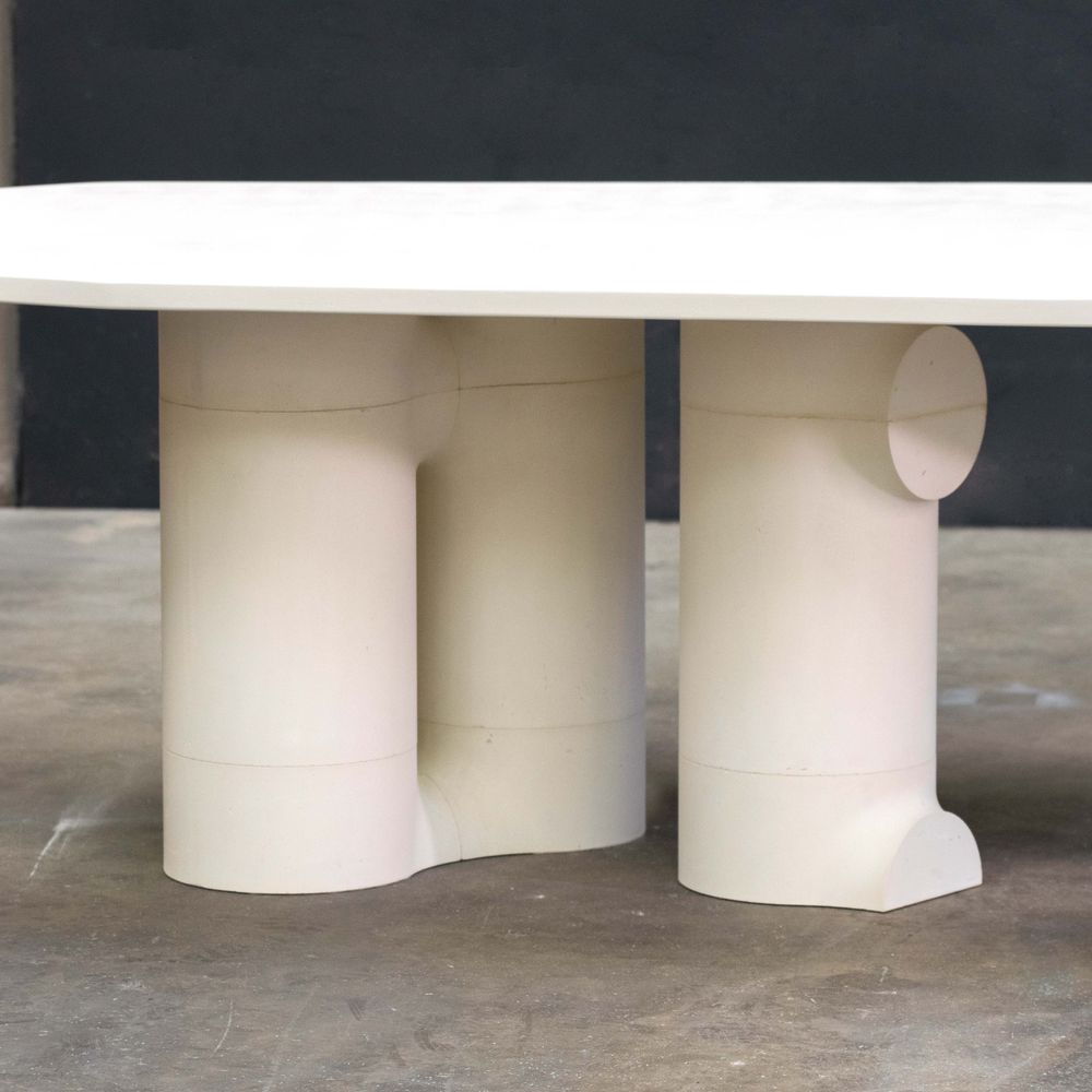 Dining Tables - Luo large table - (concrete) (sur-mesure) - MANUFACTURE XXI