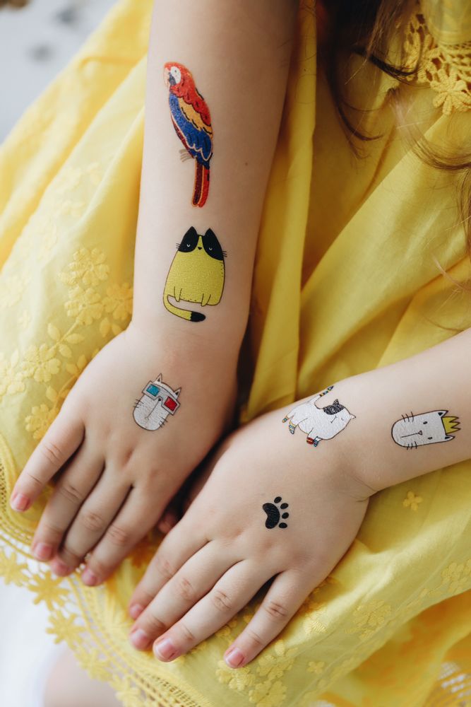 Cosmétiques - Tatouages temporaires AR pour enfants Tatton.me - TATTON.ME