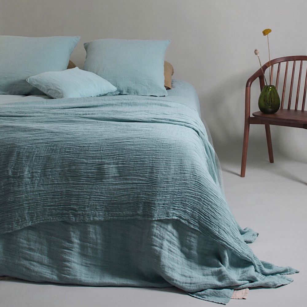 Cadeaux - Linge de lit - COULEUR CHANVRE